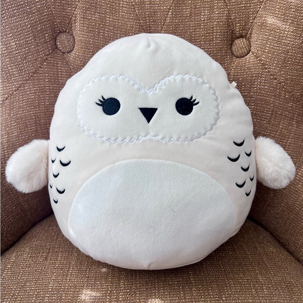Hedwig Owl Harry Potter 10 Inch Squishmallow Plush Jazwares Hogwarts Toy EUC